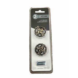 Liberty P77200L-AB-U 1-1/2" Weave Knobs Antique Brass